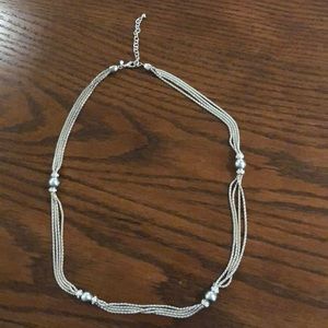 Silver chain necklace